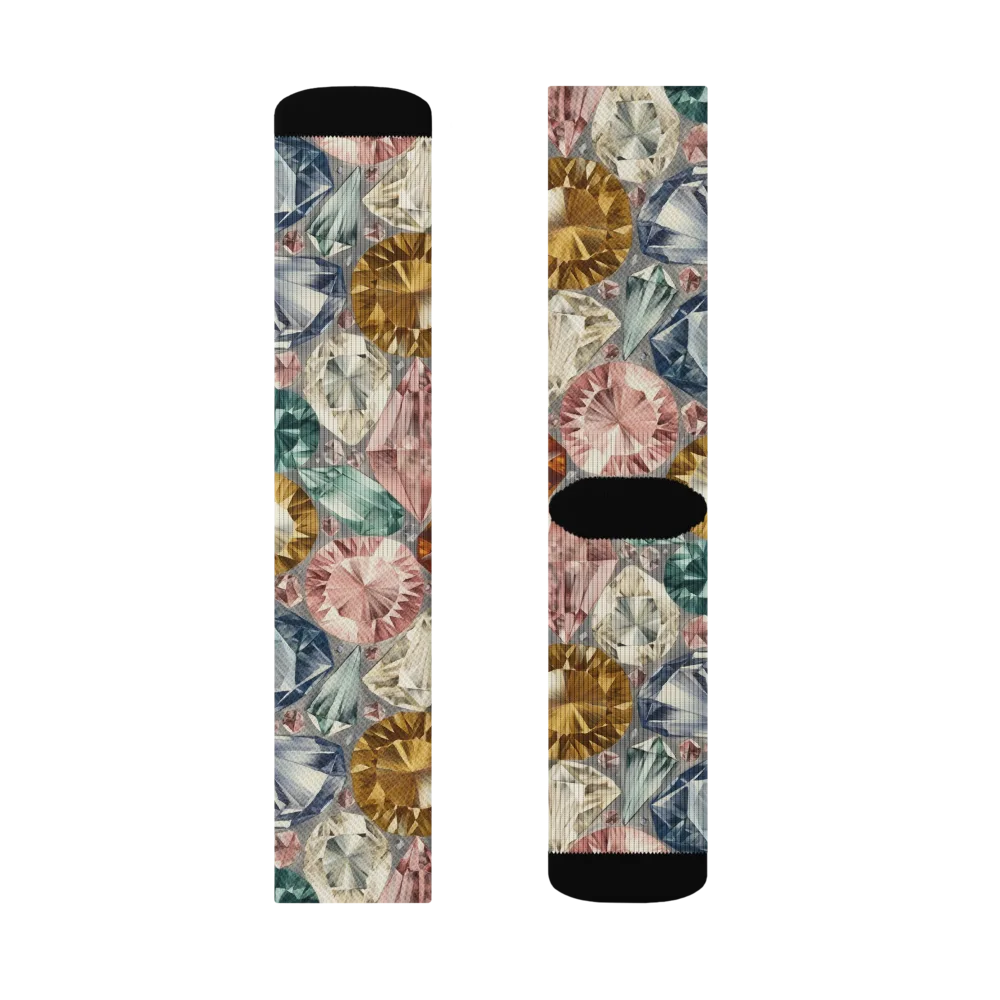 Prismatic Cache on Socks — Right Sock