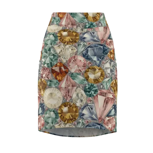 Prismatic Cache on a Pencil Skirt