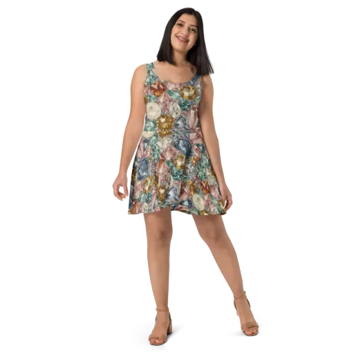 Prismatic Cache on a Skater Dress
