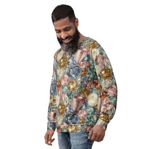 Prismatic Cache on a Sweatshirt