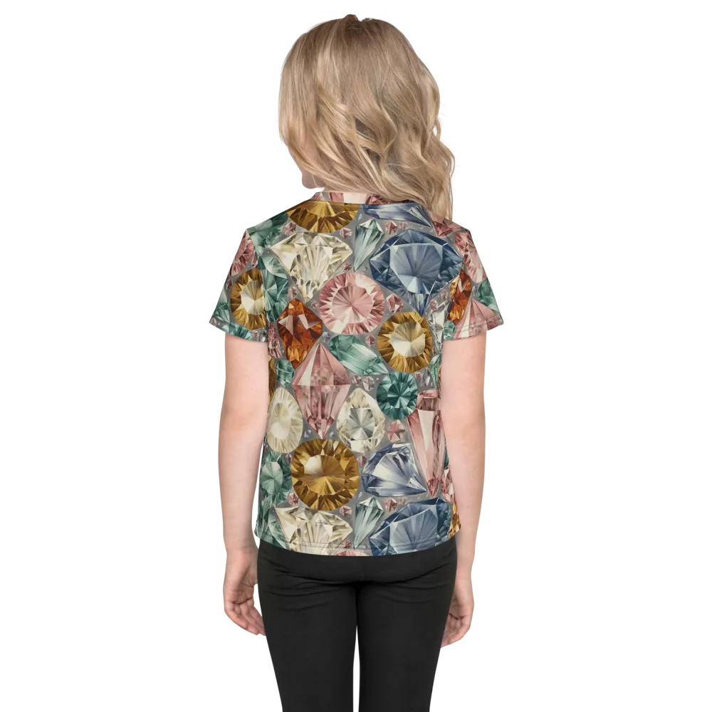 Prismatic Cache on Kids Crew Neck T-Shirt — Back