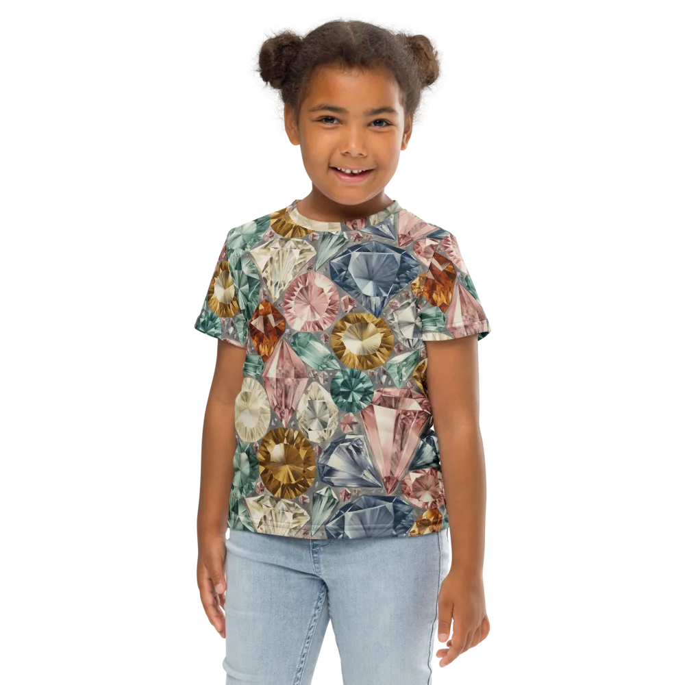 Prismatic Cache on Kids Crew Neck T-Shirt — Front