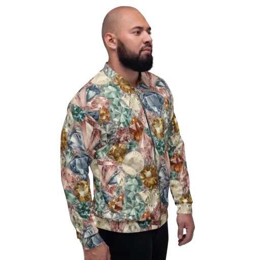 Prismatic Cache on a Bomber Jacket