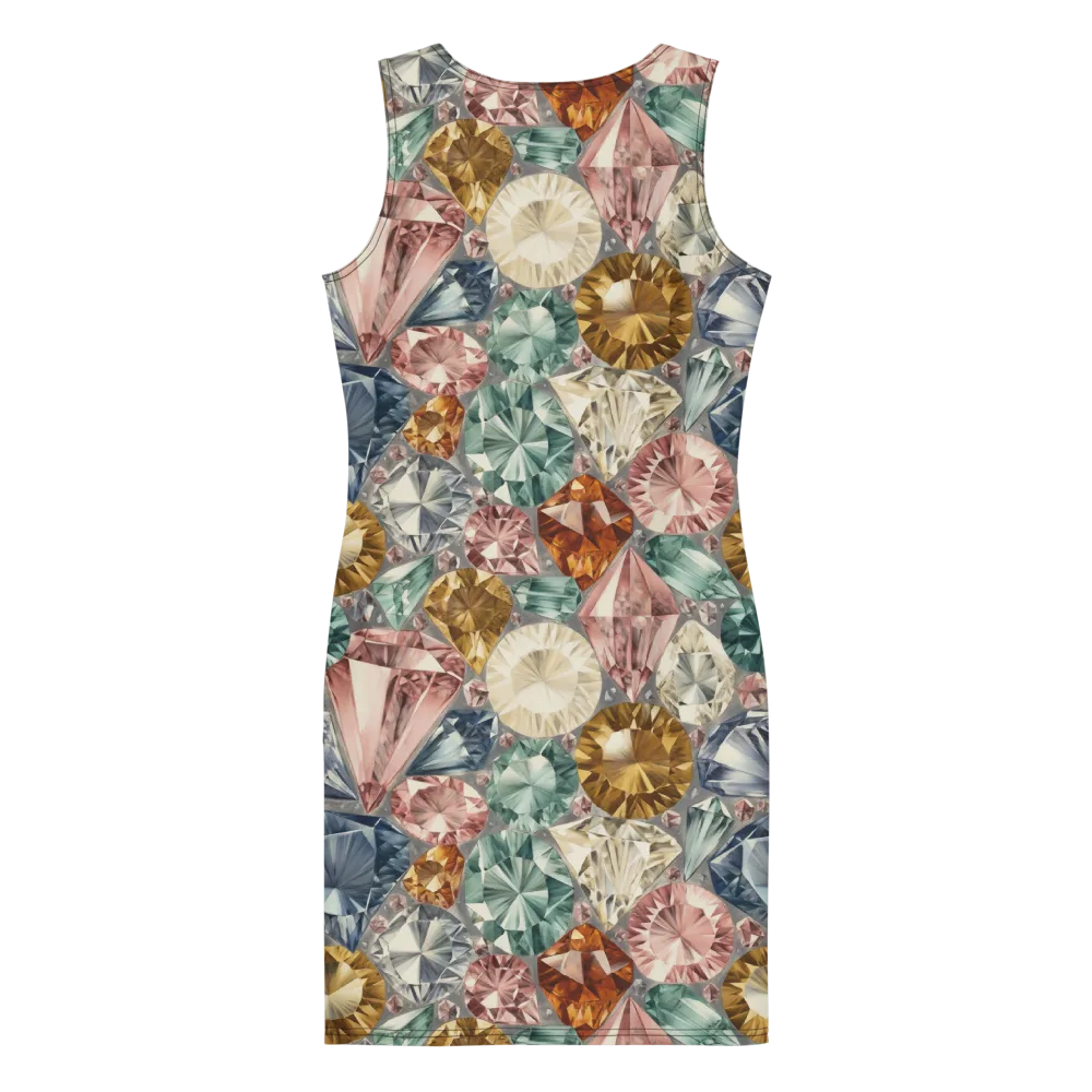 Prismatic Cache on Bodycon Dress — Back