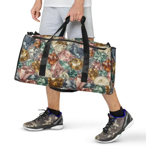 Prismatic Cache on a Duffle Bag