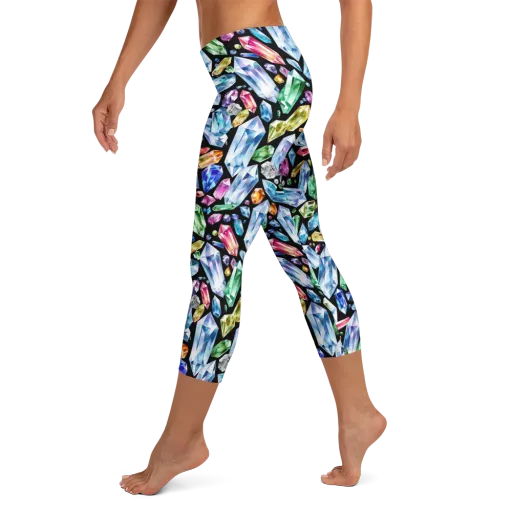 Prism Quarry on a Capri Leggings
