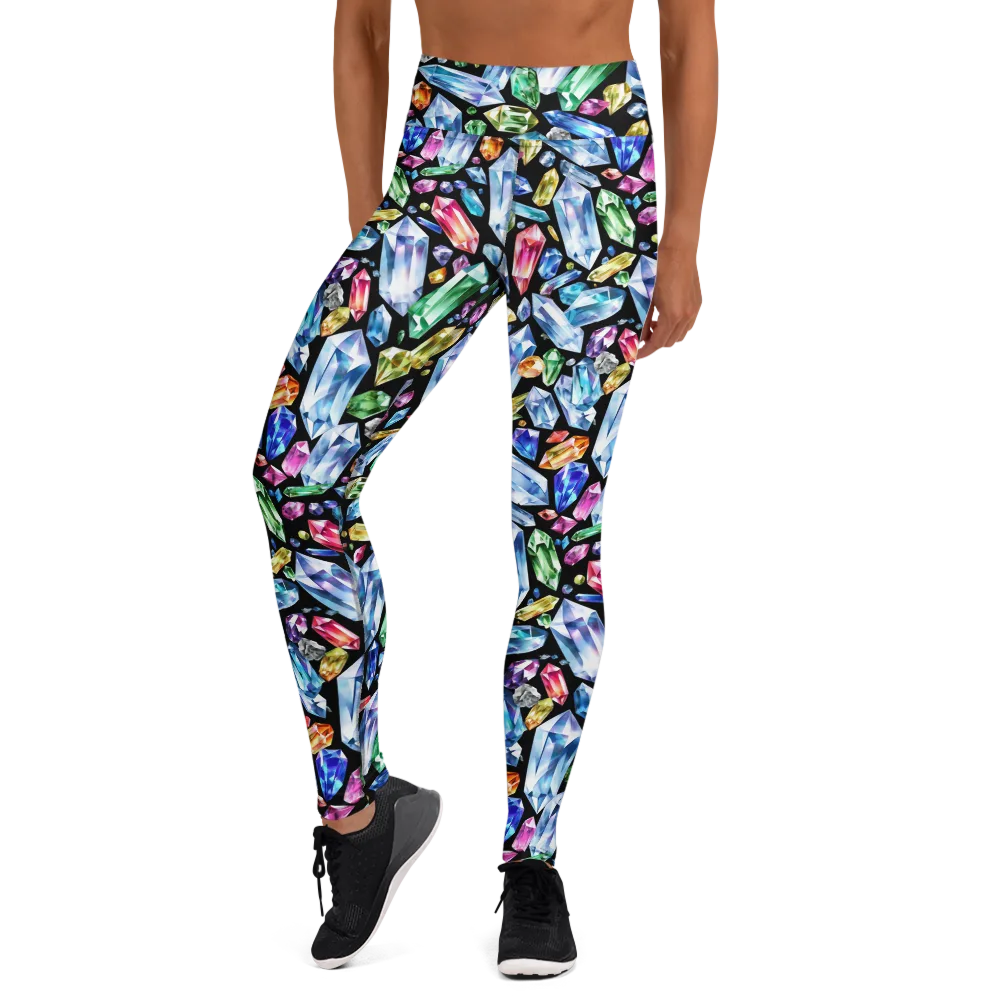 Prism Quarry on Yoga Leggings — Front