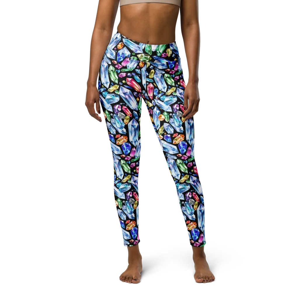 Prism Quarry on Yoga Leggings — Front