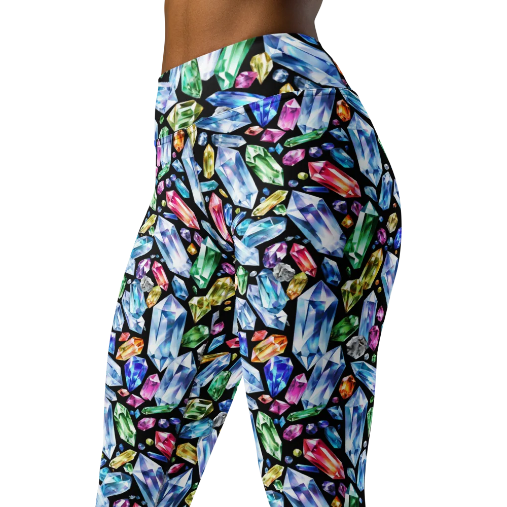 Prism Quarry on Yoga Leggings — Left Front