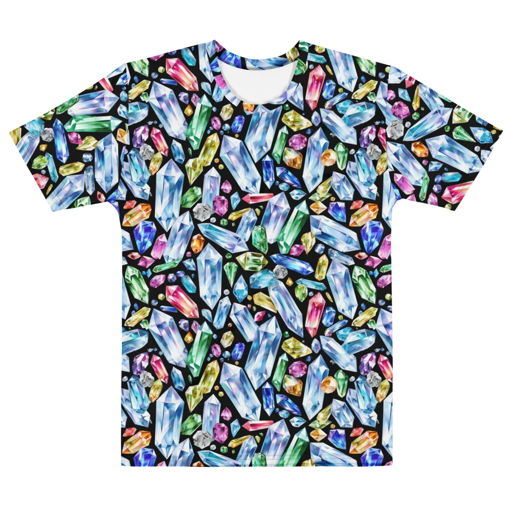 Prism Quarry on Men's Cotton Crew Neck T-Shirt — Front