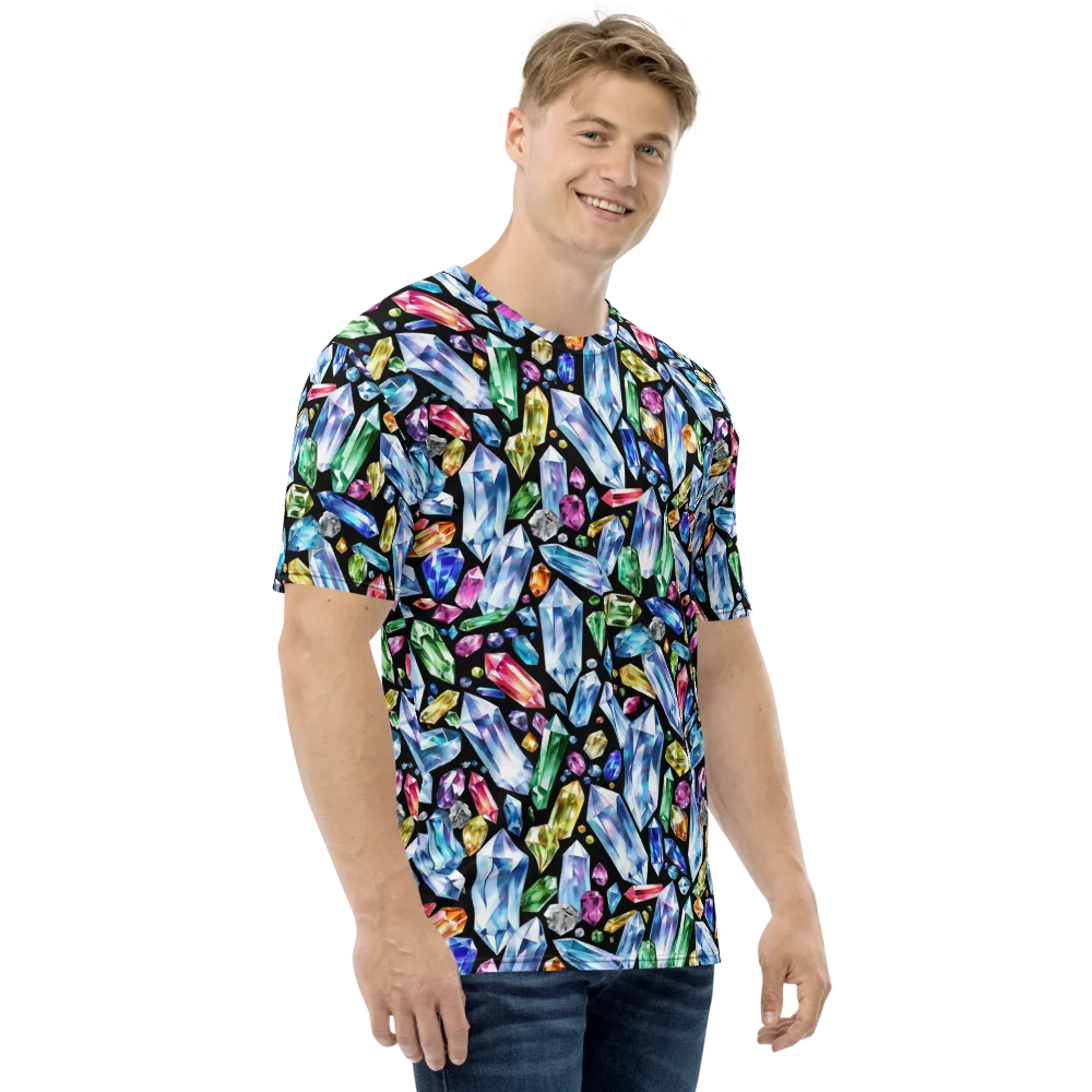 Prism Quarry on Men's Crew Neck T-Shirt — Right