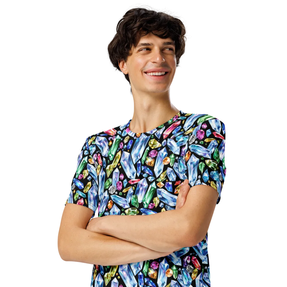 Prism Quarry on Men's Crew Neck T-Shirt — Left Front