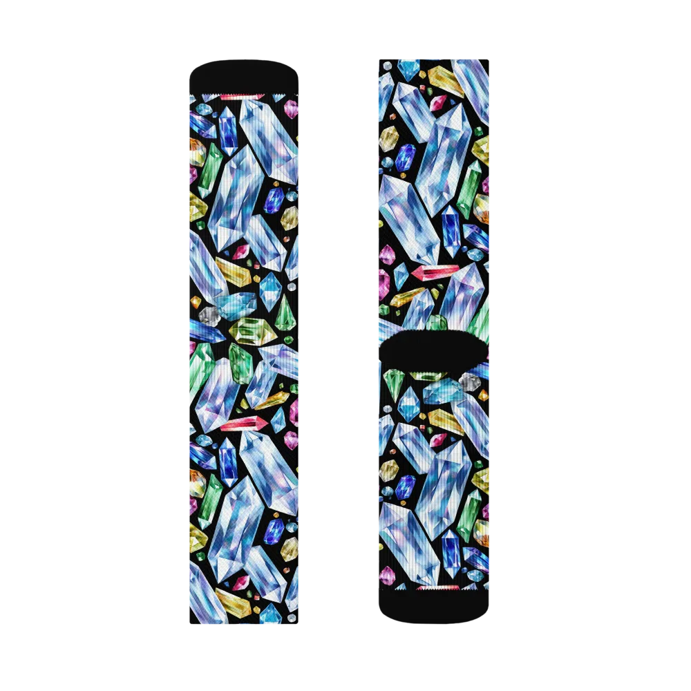 Prism Quarry on Socks — Left Sock
