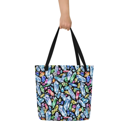 Prism Quarry on a Large Tote Bag W/ Pocket