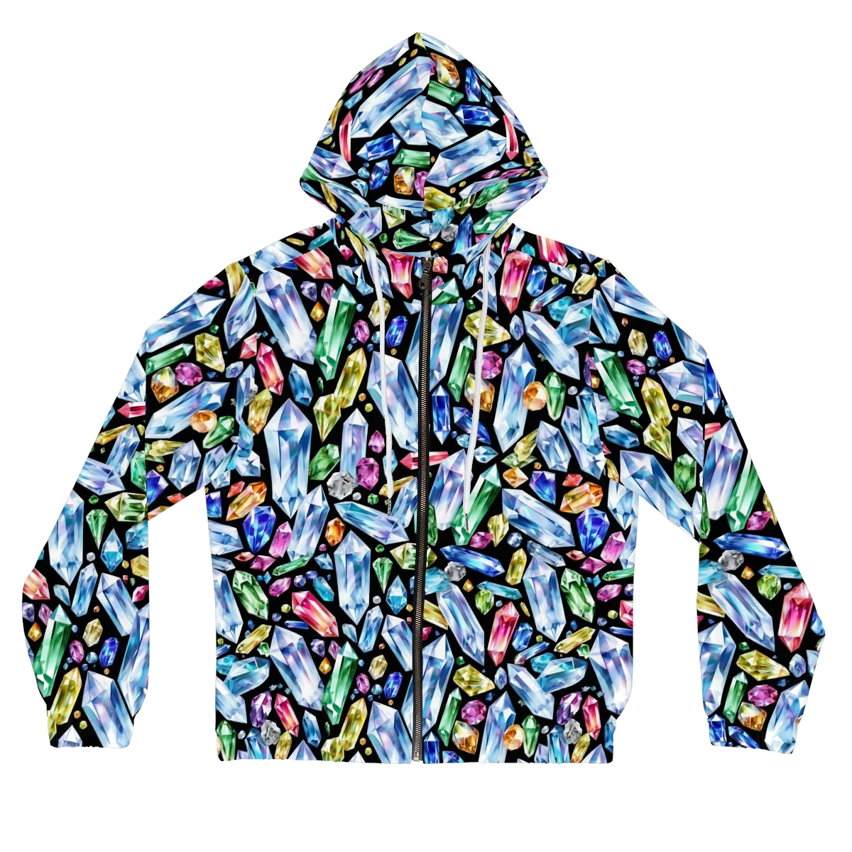 Prism Quarry on Women's Full-Zip Hoodie — Front