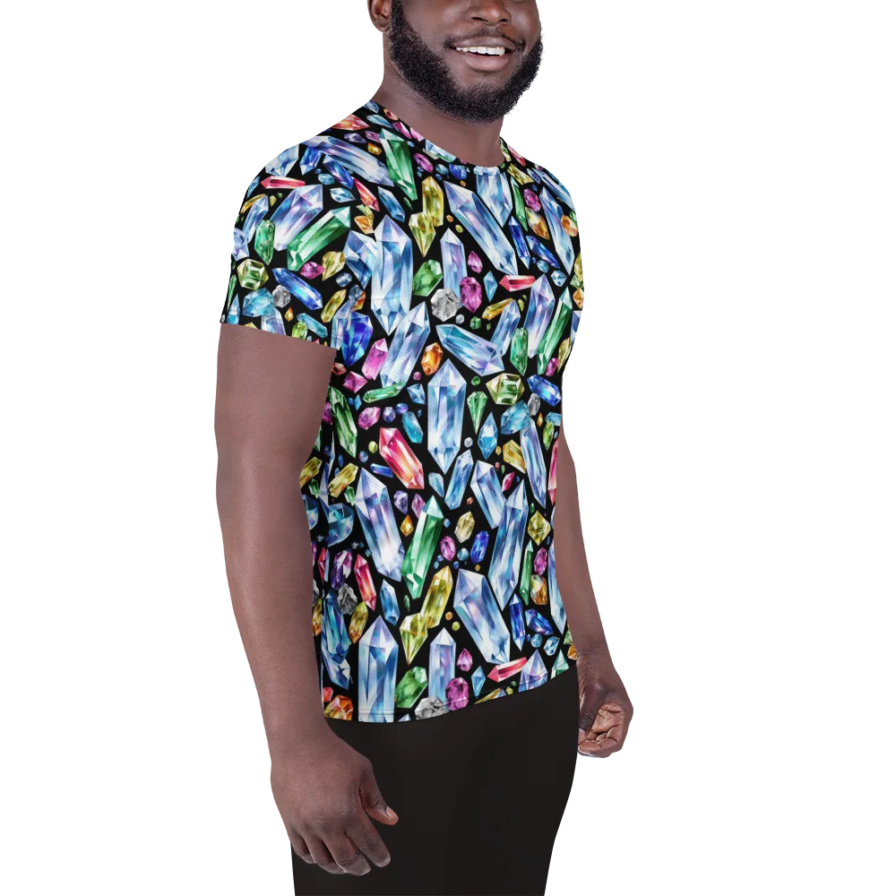 Prism Quarry on Men's Athletic T-Shirt — Right