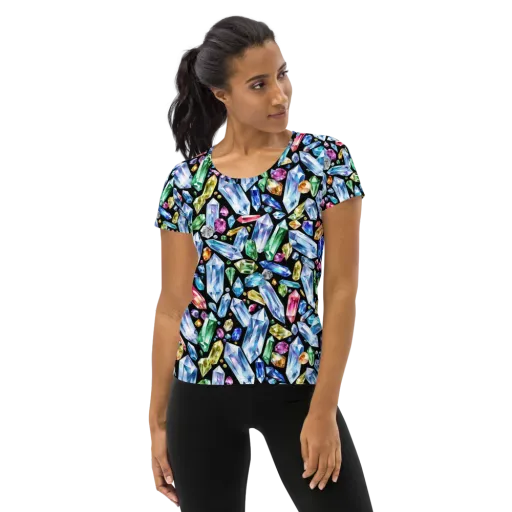 Prism Quarry on a Women's Athletic T-Shirt