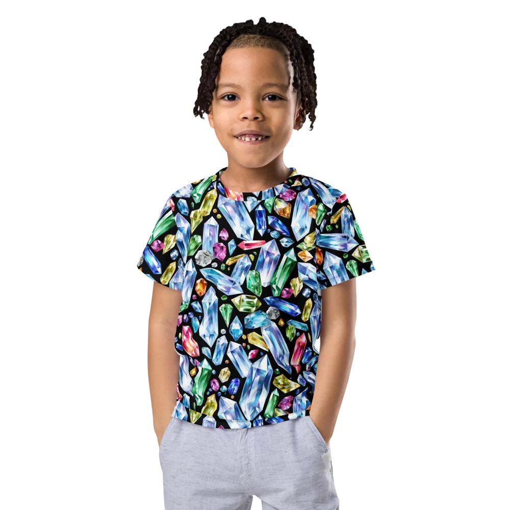 Prism Quarry on Kids Crew Neck T-Shirt — Front