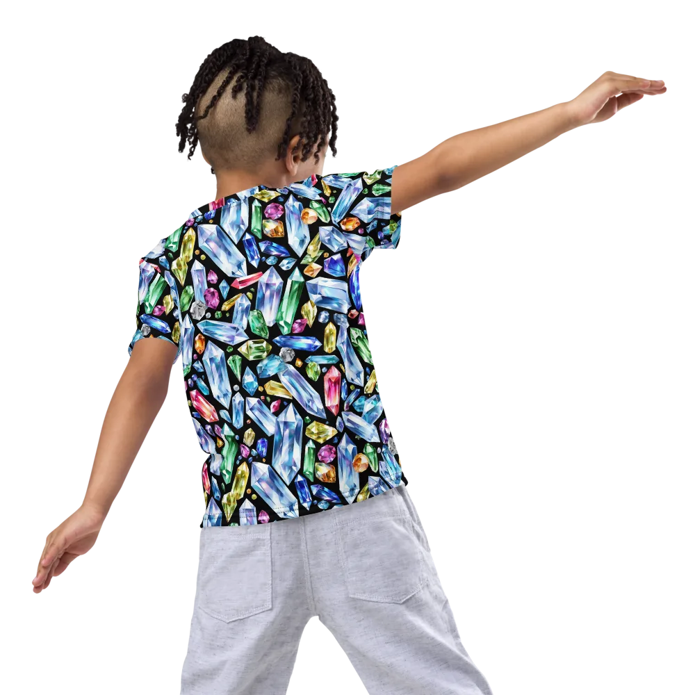 Prism Quarry on Kids Crew Neck T-Shirt — Back