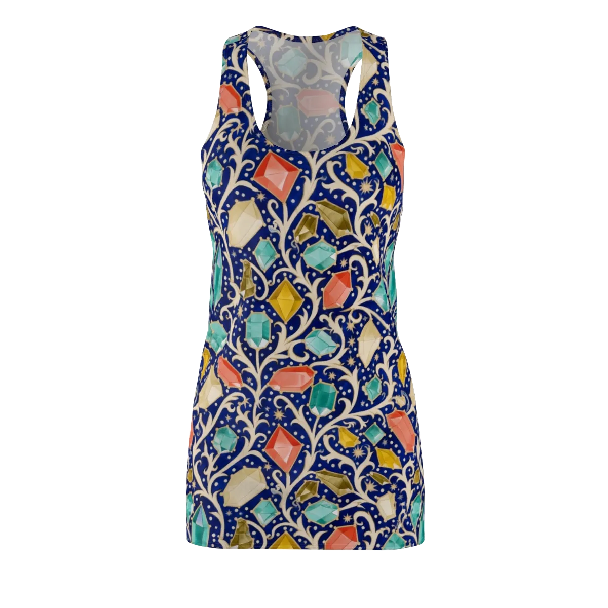 Midnight Gemvine on Racerback Dress — Front