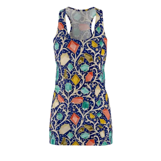 Midnight Gemvine on a Racerback Dress