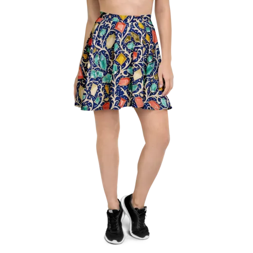 Midnight Gemvine on a Skater Skirt