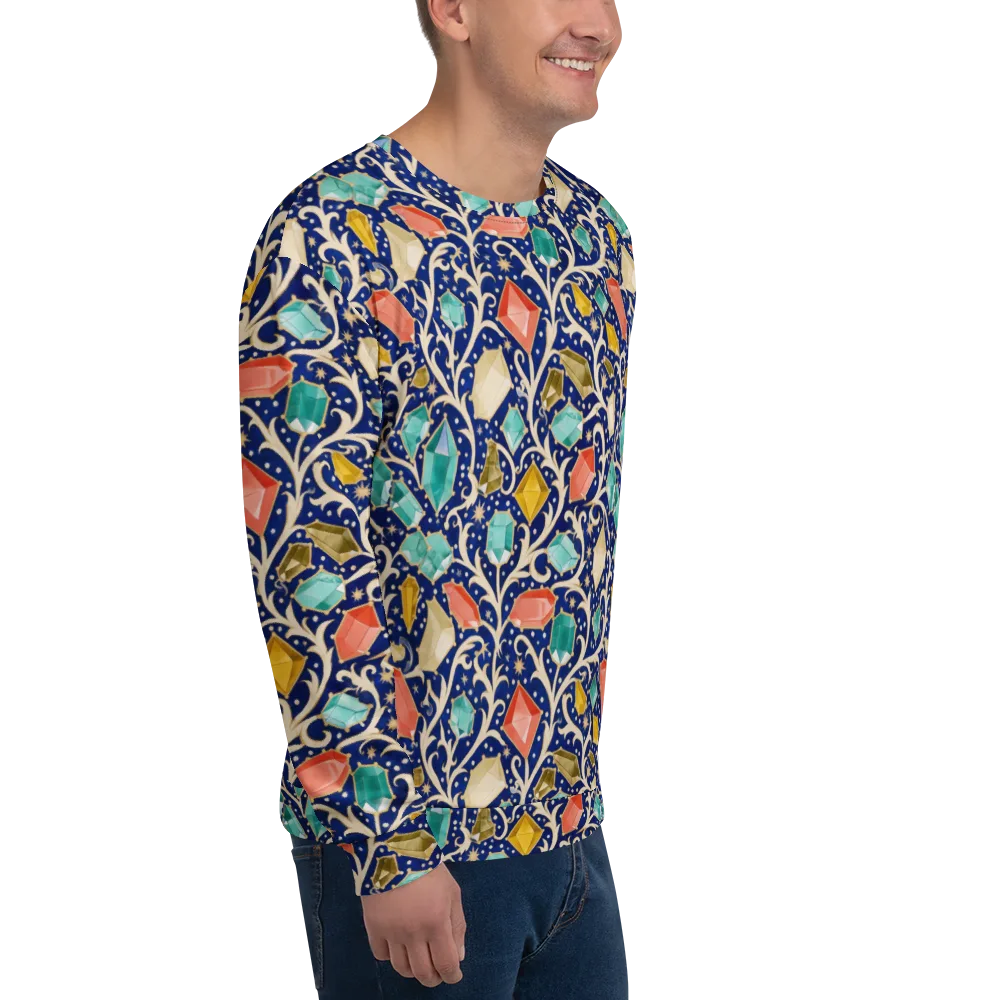 Midnight Gemvine on Sweatshirt — Right Front