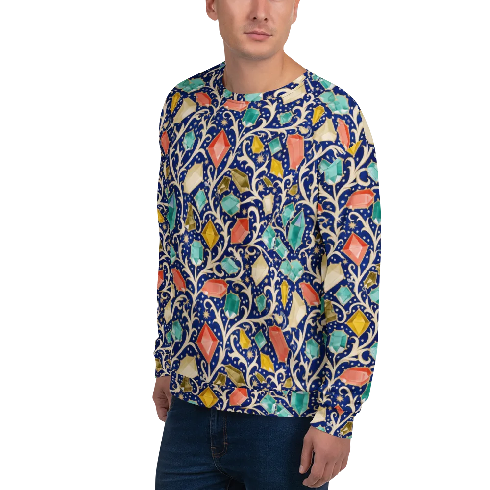 Midnight Gemvine on Sweatshirt — Left Front