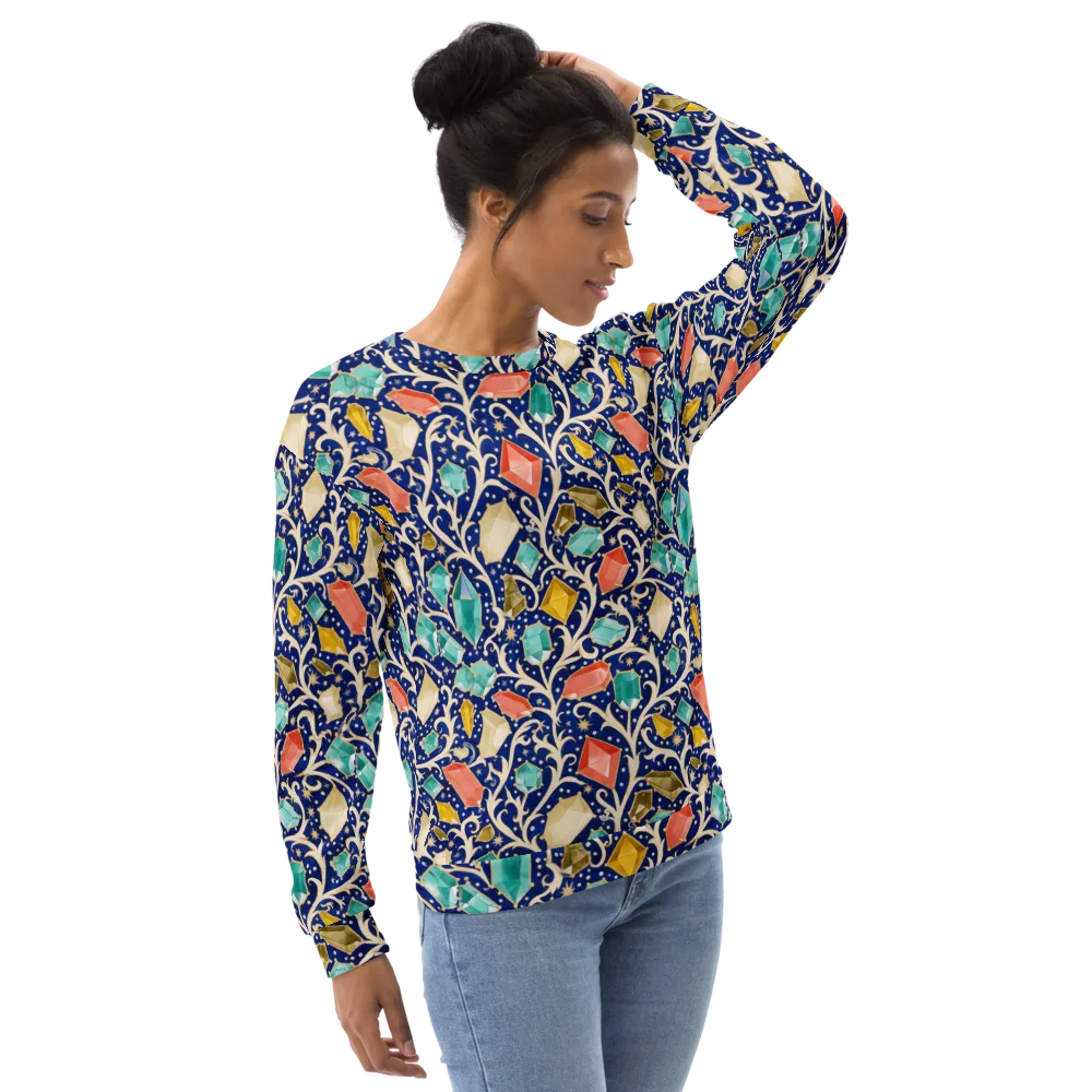 Midnight Gemvine on Sweatshirt — Right Front