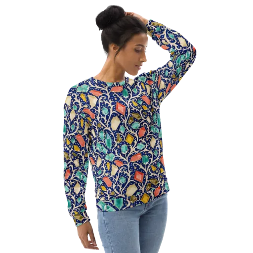 Midnight Gemvine on a Sweatshirt