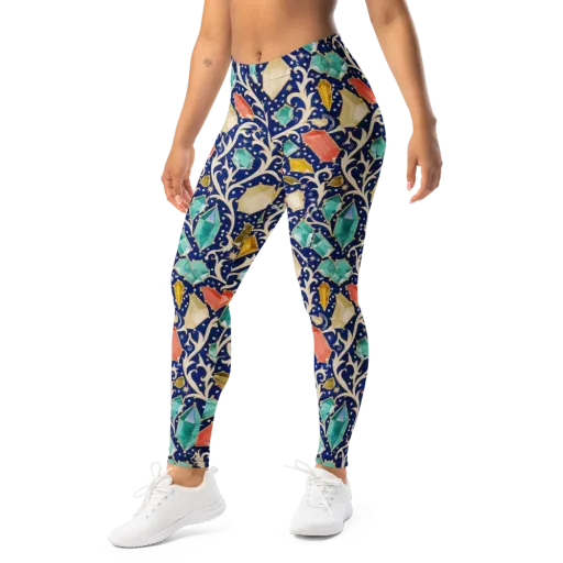 Midnight Gemvine on a Leggings