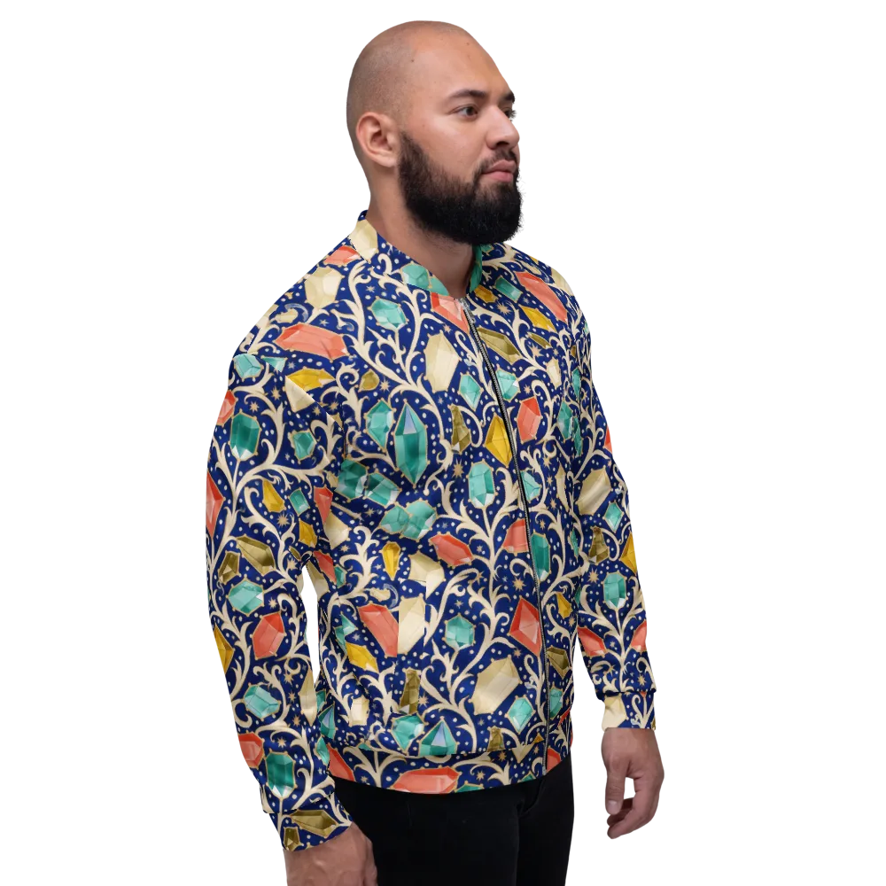 Midnight Gemvine on Bomber Jacket — Right
