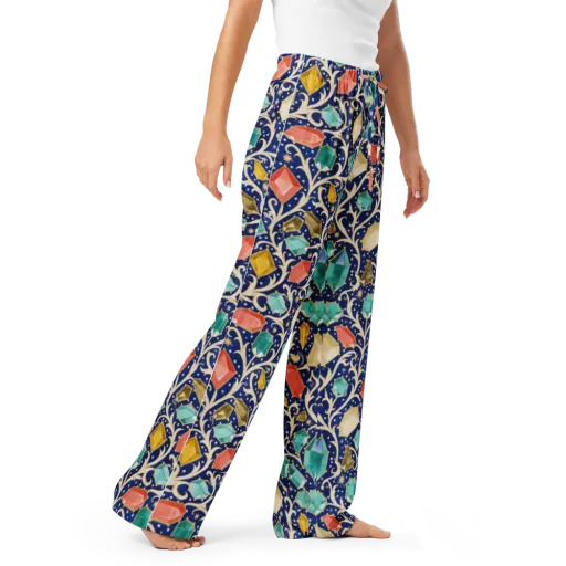 Midnight Gemvine on a Women's Pajama Pants