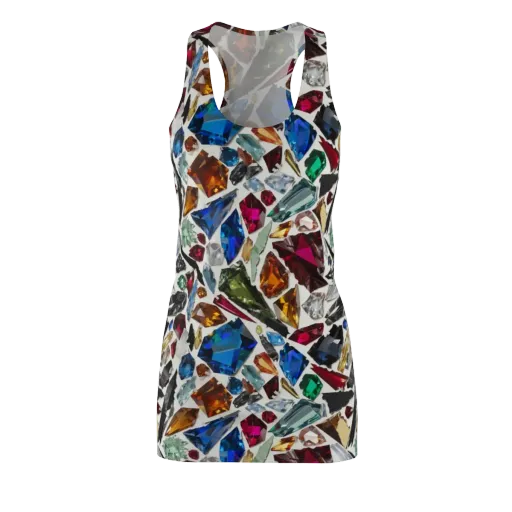 Gemstone Scatter on a Racerback Dress