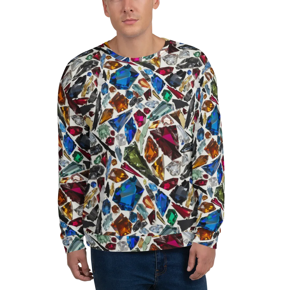Gemstone Scatter on Sweatshirt — Front