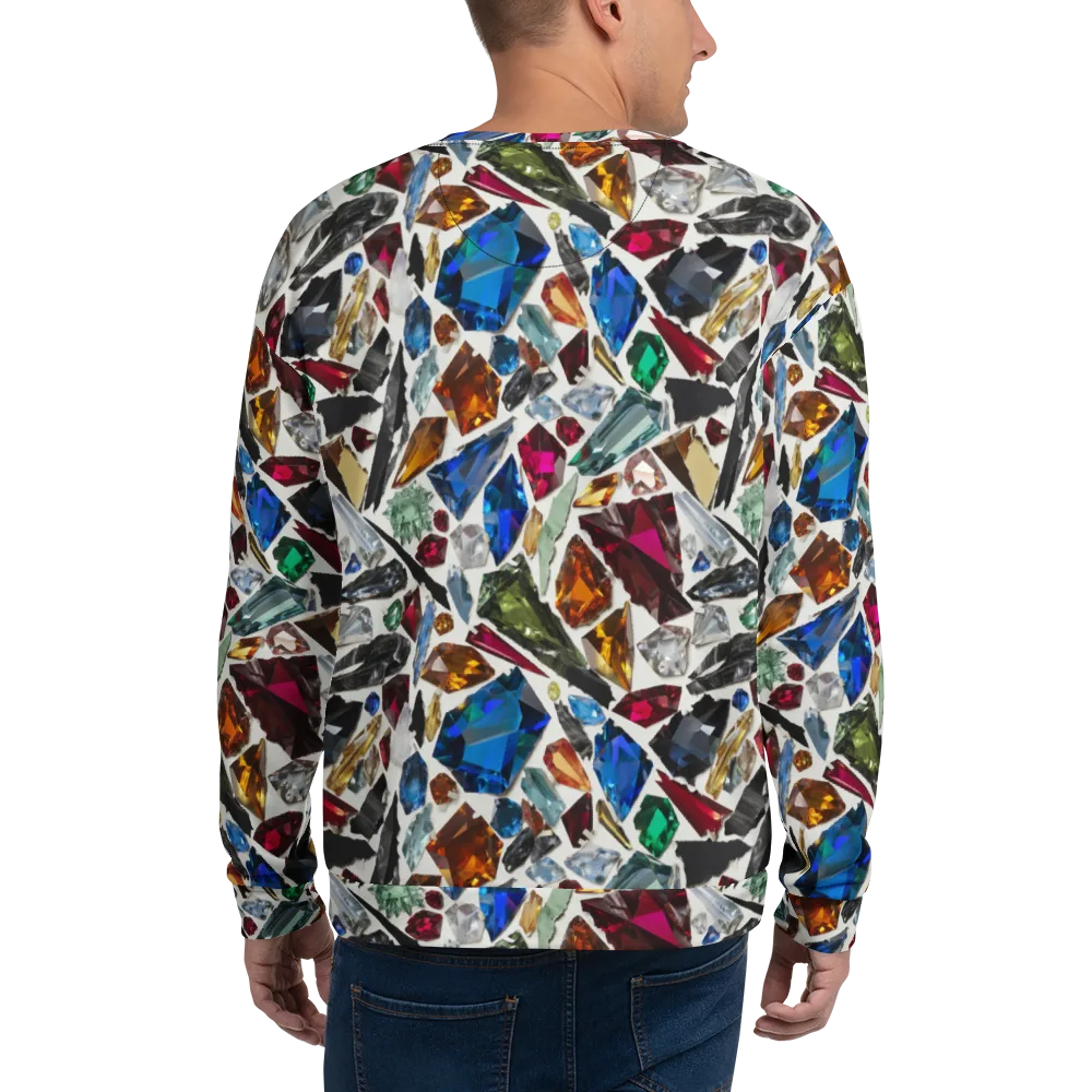 Gemstone Scatter on Sweatshirt — Back