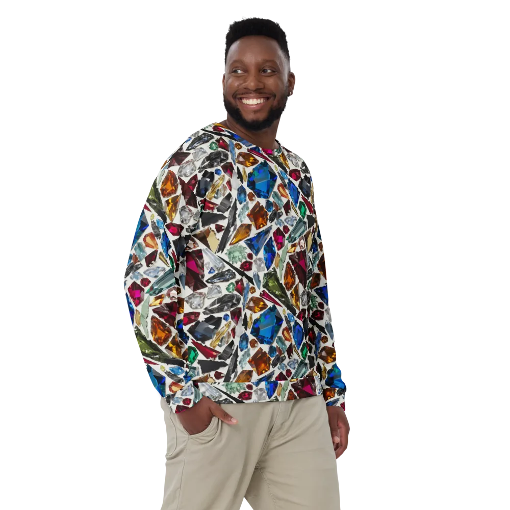 Gemstone Scatter on Sweatshirt — Front