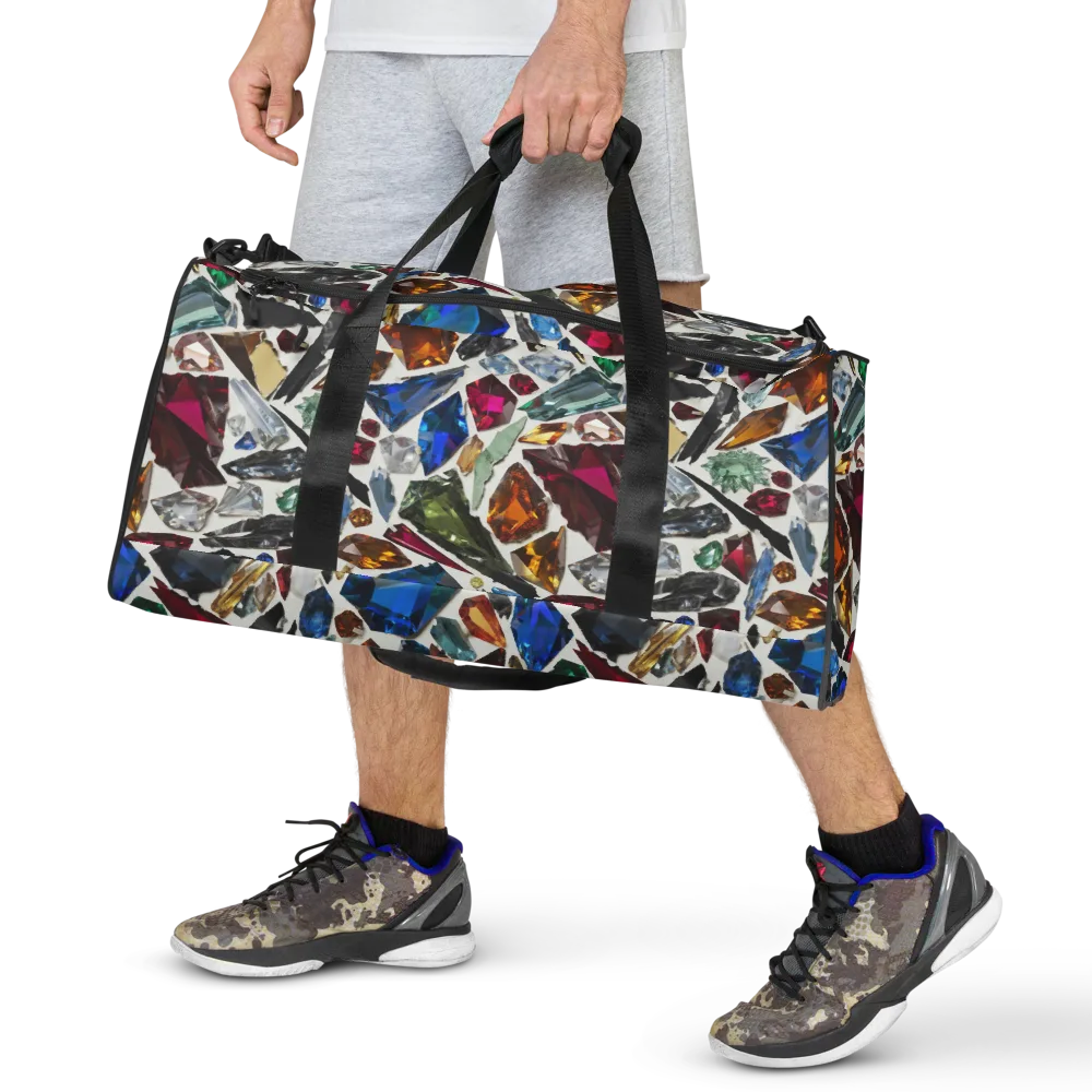 Gemstone Scatter on Duffle Bag — Front