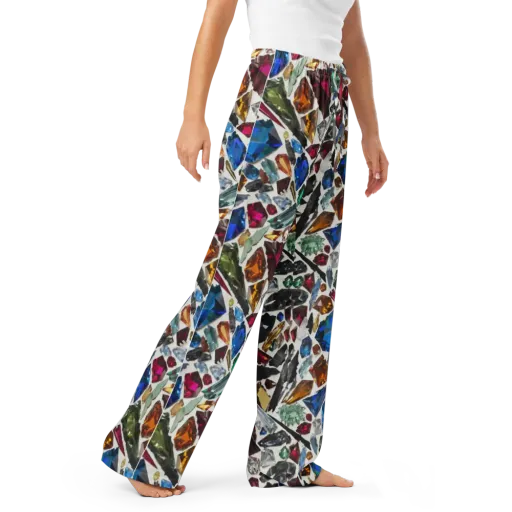 Gemstone Scatter on a Women's Pajama Pants