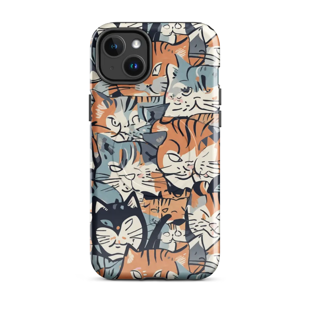 Feline Frenzy on MagSafe Tough Case for iPhone® — Front