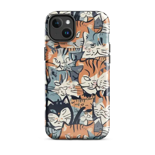Feline Frenzy on a MagSafe Tough Case for iPhone®