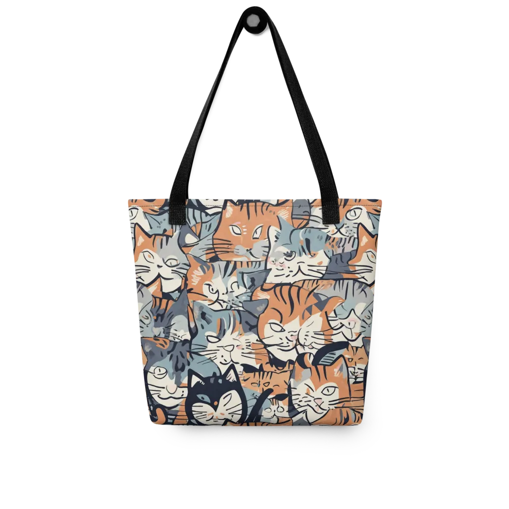 Feline Frenzy on Tote Bag — Front