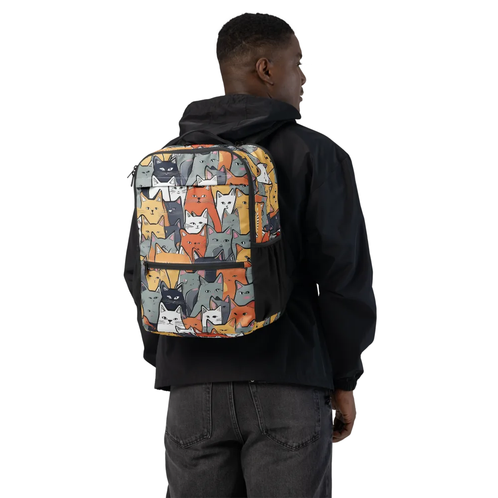 Catwalk Colony on Utility Backpack — Back