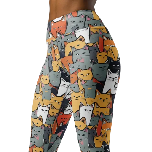 Catwalk Colony on a Yoga Leggings