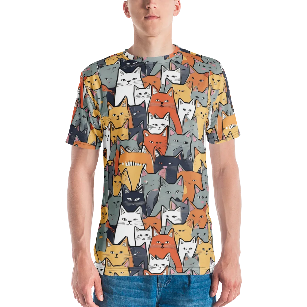 Catwalk Colony on Men's Crew Neck T-Shirt — Front