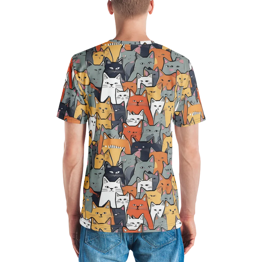 Catwalk Colony on Men's Crew Neck T-Shirt — Back
