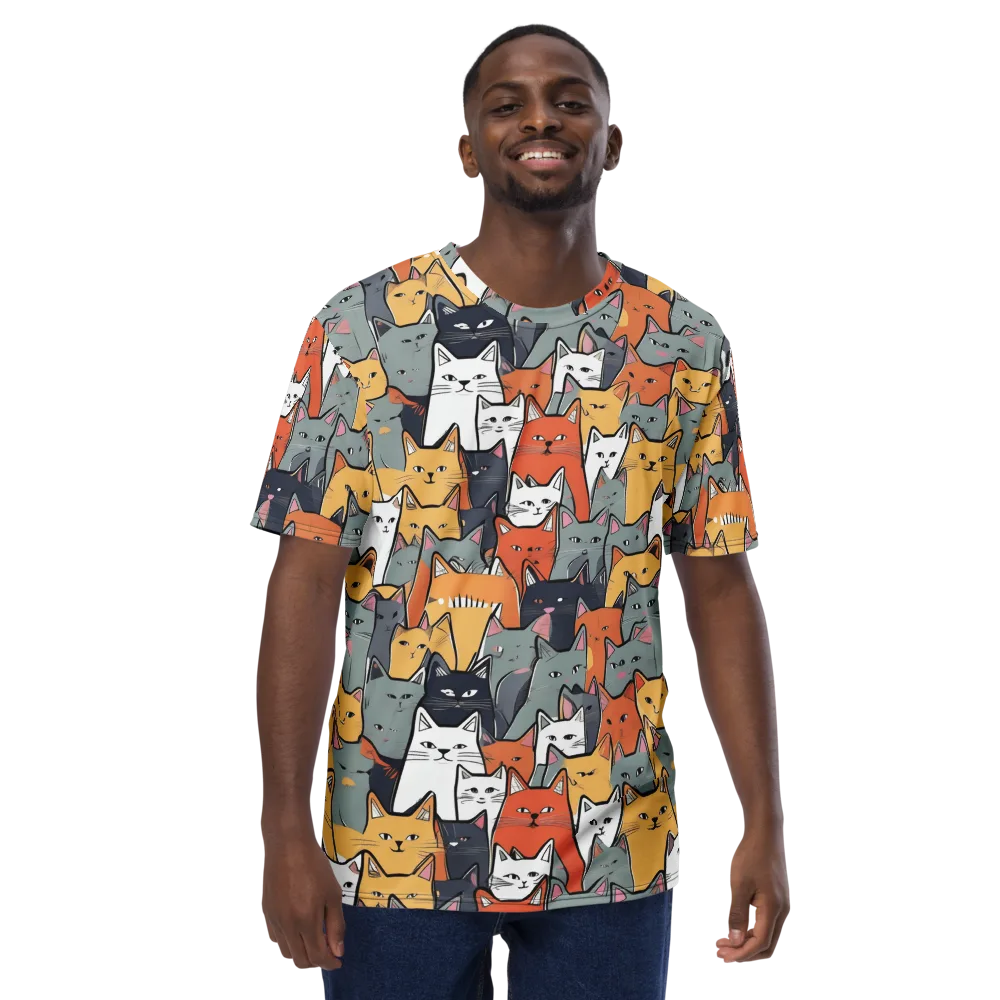 Catwalk Colony on Men's Crew Neck T-Shirt — Front