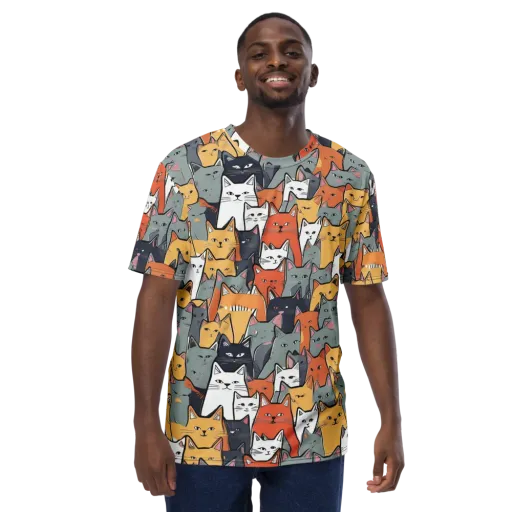 Catwalk Colony on a Men's Crew Neck T-Shirt