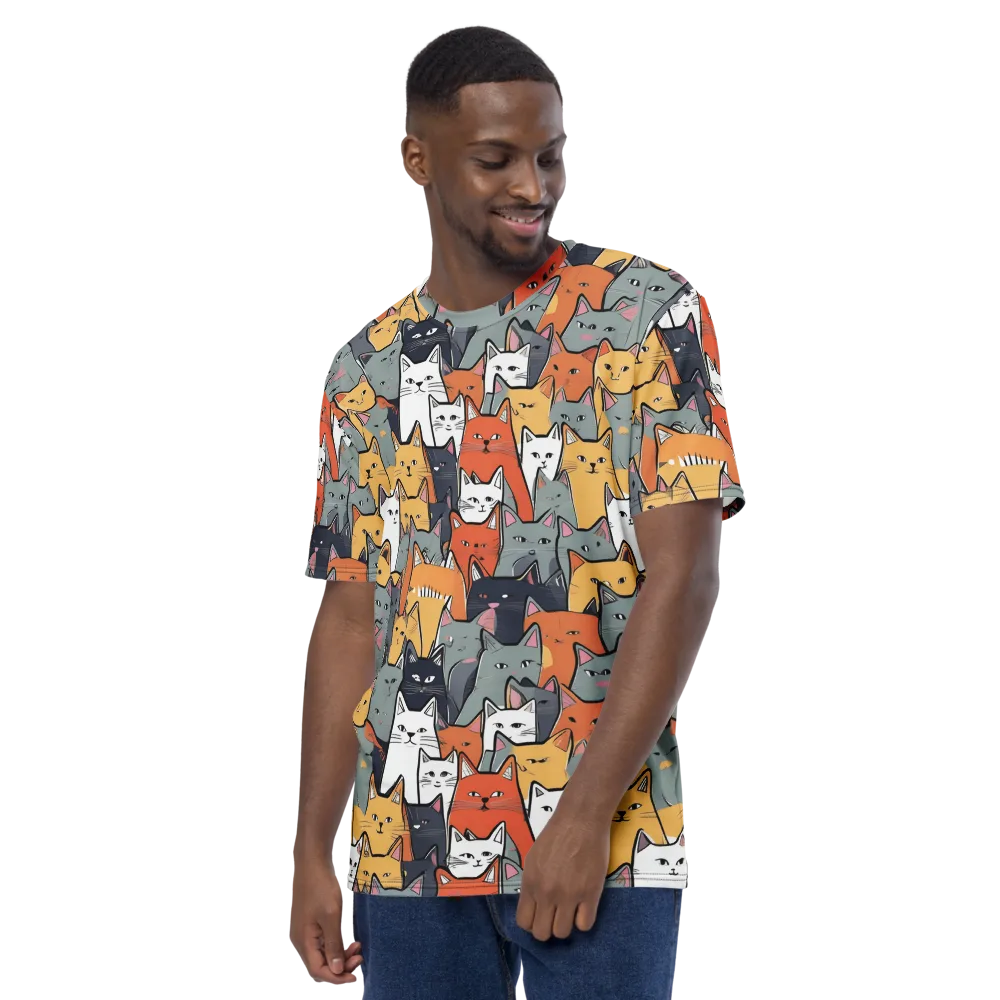 Catwalk Colony on Men's Crew Neck T-Shirt — Left