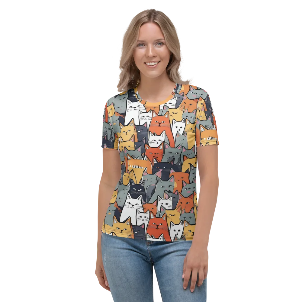 Catwalk Colony on Women's Crew Neck T-Shirt — Front